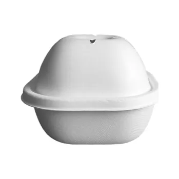 Jednorázové nádobí Cookplay Jednorázový box Chikio EKO Burger, cukrová třtina, 25 ks