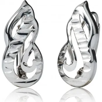 Náušnice Luxur, Moderní visací náušnice Miranda v bílém zlatě, 1181769-0-0-0