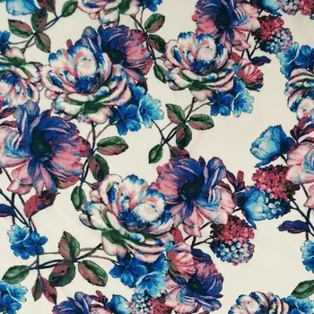 Šatovka bílá, modro-starorůžové květy, š.145