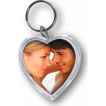 1x24 ZEP Photo Keychain 4x3,8 plast Heart 7360PD