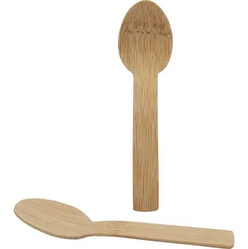 Jednorázové nádobí Lžička bambusová 9 cm/ 100 ks