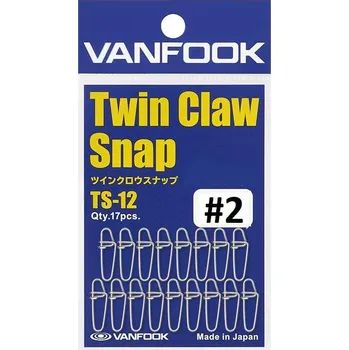 VANFOOK TS-12 Twin Claw Snap vel.2 71lb/32kg 17ks