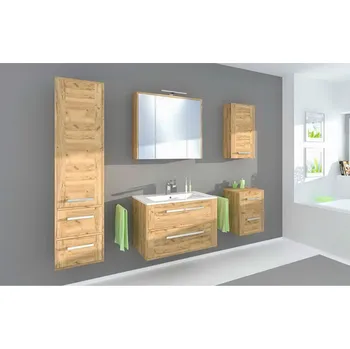 Koupelnový nábytek A - Interiéry Skříňka zrcadlová Vesna 60, fólie, LTD dekor dřeva