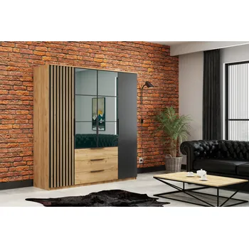 Šatní skříň Skříň šatní kombinovaná SORETO 200