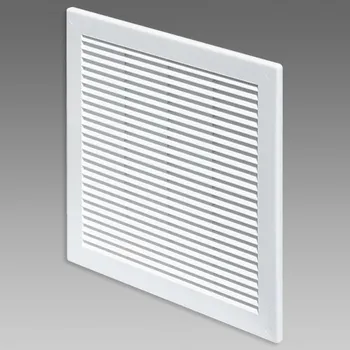 Větrací mřížka Mřížka větrací se síťovinou 300x300 mm bílá