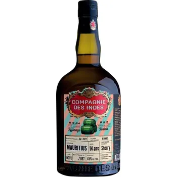 Rum Compagnie des Indes Mauritius Sherry Olorosso Finish 14YO 45 % 0,7l