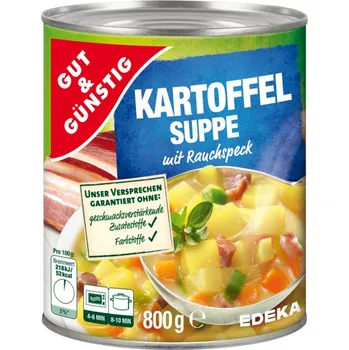 Hotové jídlo G&G Bramborová polévka s uzenou slaninou 800g