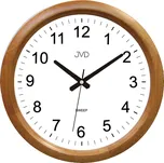 JVD Netikající tiché dřevěné nástěnné hodiny JVD NS8017.3