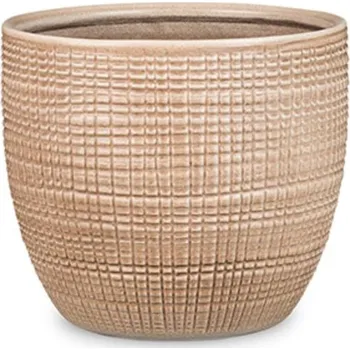 Biokrb Scheurich Obal keramický Canela pr.25cm/866 hnědý škrábaný