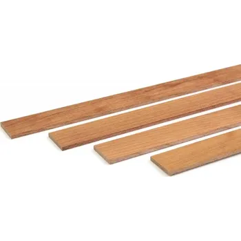 Obklad Wodewa VZOREK - Dřevěná krycí lišta TŘEŠEŇ - broušený, olejovaný, rozměr vzorku: 30 x 200 mm