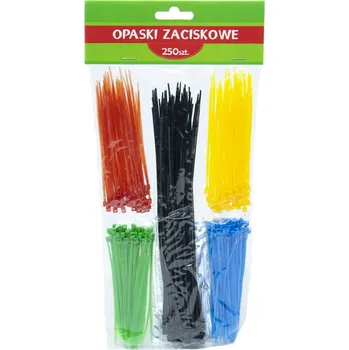 Stahovací páska Prosperplast Garden Line vázací pásky stahovací barevné 250 ks