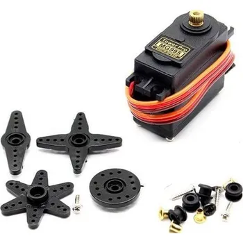 Vývojová deska Servo MG995 s plastovými převody 12kg 180°