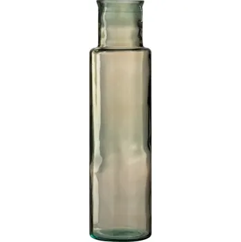 Váza Skleněná světle hnědá váza válec L - Ø 15*55 cm