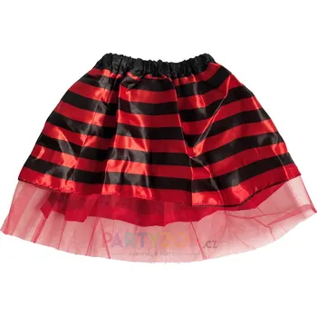 Karnevalový doplněk Červená sukýnka pro berušku