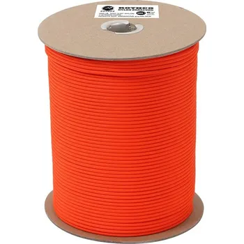 ROTHCO Šňůra PARACORD nylon 550LB na cívce ø 4 mm / 300 m ORANŽOVÁ velikost: 4mm / 300m + Doprava zdarma na další nákup