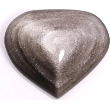 Drahý kámen Magieprirody.cz Srdce obsidián stříbrný 68g konkrétní #09