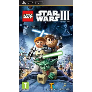 Hra pro starou konzoli LEGO Star Wars III: The Clone Wars PSP 