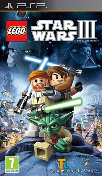 Hra pro starou konzoli LEGO Star Wars III: The Clone Wars PSP 