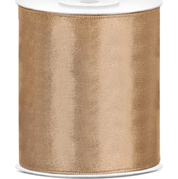 Stuha Stuha saténová zlatá 10 cm/25m