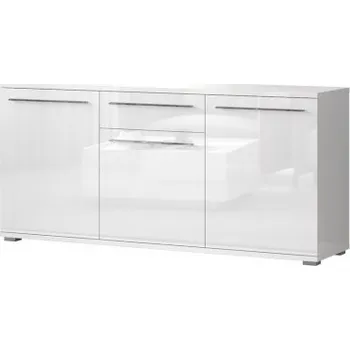 Komoda Široká kombinovaná komoda Tiana II - bílá