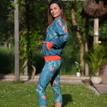 Dámské legíny TERMOVEL Dámské 3/4 legíny FLORA VELIKOST: M