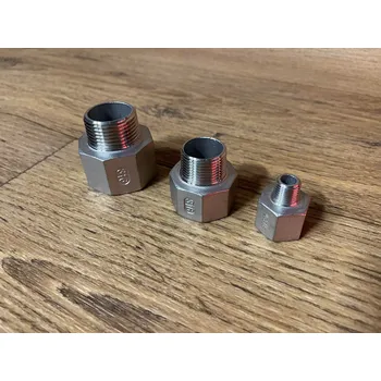 Fitinka Redukce obrácená FEMA nerez Závit: 1/2" x 1/4"