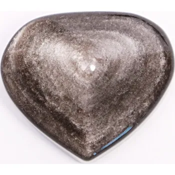 Drahý kámen Magieprirody.cz Srdce obsidián stříbrný 53g konkrétní #36
