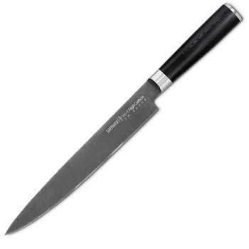 Kuchyňský nůž Samura MO-V Stonewash plátkovací nůž 230 mm