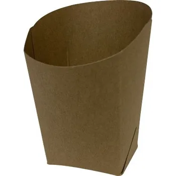 Jednorázové nádobí Wrap KRAFT 3,9x5,2x7,5x10cm (tuková bariéra) - balík (50 ks)