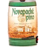 Novopacké pivo Kryštof 5 l soudek