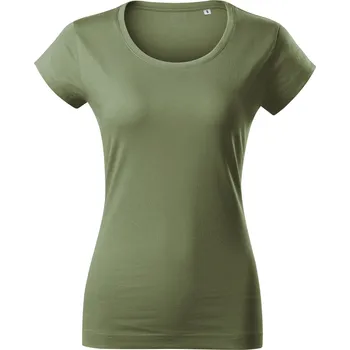 Dámské oblečení Malfini Viper free Dámské triko F61 khaki XL