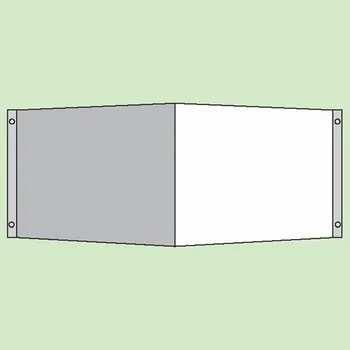 samolepka Tabulka úhlová – Obdélník (na stěnu), 40 × 20 cm