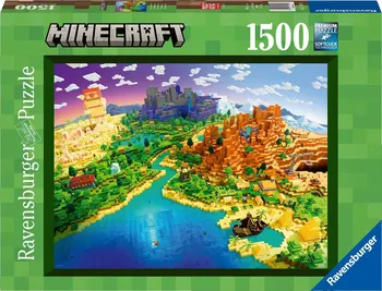 Puzzle Ravensburger Svět Minecraftu 1500 dílků