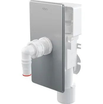 Sifon Alcadrain Sifon pračkový podomítkový s přivzdušněním, nerez DN40 a DN50 APS3P