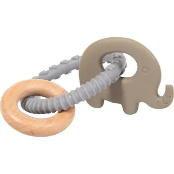 Kousátko Bo Jungle B-Rattle Rings Elephant