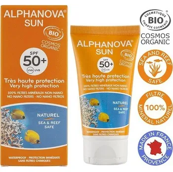 Přípravek na opalování Alphanova Opalovací krém SPF 50+, 50 g BIO