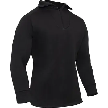 ROTHCO Triko funkční US ECWCS se zipem ČERNÉ velikost: 4XL