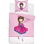 Detexpol ložní povlečení Panenka růžová