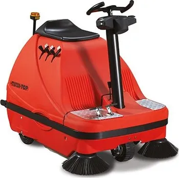 Zametací stroj Stolzenberg Twin Top TT 1000 E komplet - bateriový pohon - zametací stroj do 8000 m², vč. baterií a nabíječky