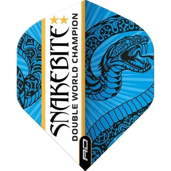 Příslušenství pro šipky Letky Red Dragon PETER WRIGHT Snakebite Hardcore Ionic Blue & White