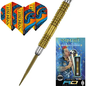 Šipka Red Dragon Šipky Steel Peter Wright Double WC SE Gold 22g