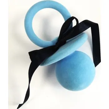 Dárková krabička Dárková sametová krabička dudlík modrý FU-217/A13