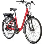 Elektrokolo Leader Fox E-CITY, PARK CITY 2022 červená Velikost: 18"