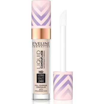 Přípravek na tvář Eveline Cosmetics Liquid Camouflage voděodolný korektor s kyselinou hyaluronovou odstín 01 Light Porcelain 7.5 ml