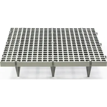 Cimuka Plastový podlahový rošt 50 x 50 x 11 cm šedý