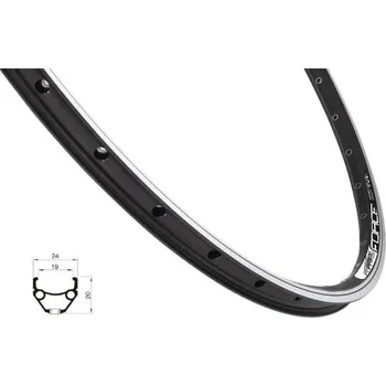 Ráfek na kolo Force ráfek PRIME 622x19 36děr (černá)