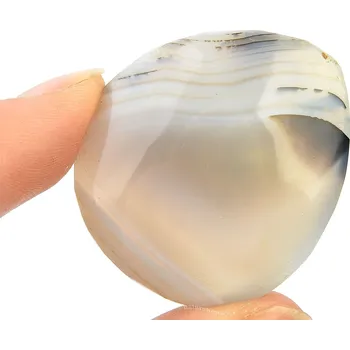 Přírodní kámen Achát hladká kapka 21,8g