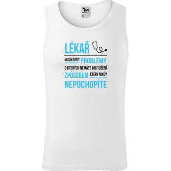 Pánské tílko Pánské tílko Malfini Core Musím řešit problémy - lékař