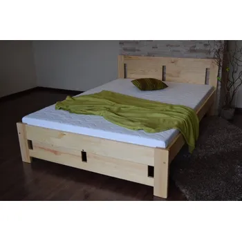 Postel Jolanta Mateo 140 x 200 cm s roštem masiv borovice