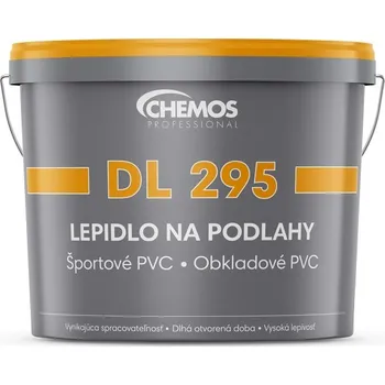Průmyslové lepidlo Chemos speciální disperzní lepidlo na vinylové dílce, PVC sportovní podlahy DL 295 / 12 kg